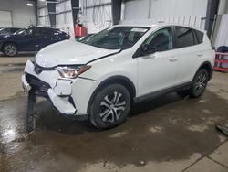 Salvage cars for sale at Ham Lake, MN auction: 2017 Toyota Rav4 LE