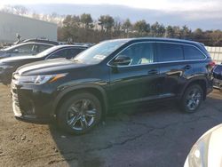 Salvage cars for sale at Exeter, RI auction: 2017 Toyota Highlander Limited