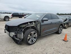 Salvage cars for sale at Houston, TX auction: 2019 Audi Q8 Premium Plus