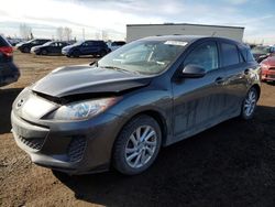 Salvage cars for sale at Rocky View County, AB auction: 2012 Mazda 3 I