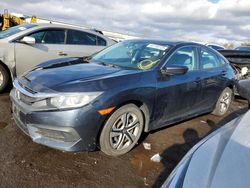 Honda salvage cars for sale: 2017 Honda Civic LX