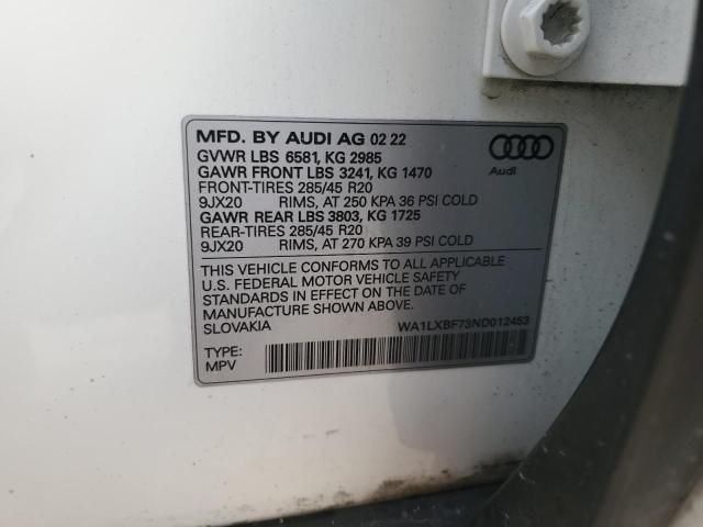 2022 Audi Q7 Premium Plus