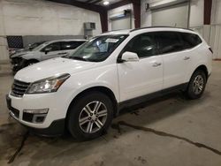 Salvage cars for sale at auction: 2017 Chevrolet Traverse LT