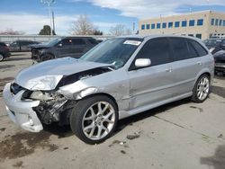 Salvage cars for sale at Littleton, CO auction: 2003 Mazda Protege PR5