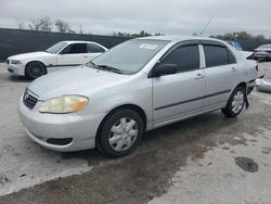 Salvage cars for sale at Orlando, FL auction: 2005 Toyota Corolla CE