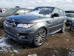 Salvage cars for sale at Brighton, CO auction: 2016 Land Rover Range Rover Sport SC