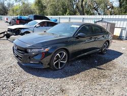 Salvage cars for sale at Riverview, FL auction: 2020 Honda Accord Sport