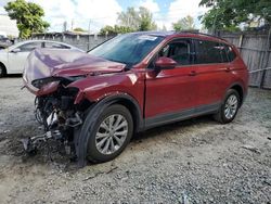 Volkswagen salvage cars for sale: 2019 Volkswagen Tiguan S