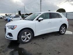 Salvage cars for sale at Miami, FL auction: 2020 Audi Q3 Premium