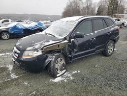 Salvage cars for sale at Concord, NC auction: 2009 Hyundai Santa FE GLS