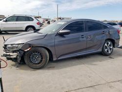 Salvage cars for sale at auction: 2021 Honda Civic LX