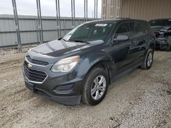 Salvage cars for sale at Kansas City, KS auction: 2017 Chevrolet Equinox LS