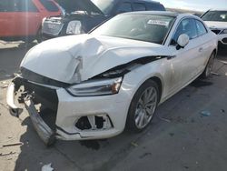 Salvage cars for sale at auction: 2018 Audi A5 Premium