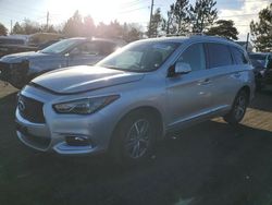 Salvage cars for sale at Denver, CO auction: 2019 Infiniti QX60 Luxe