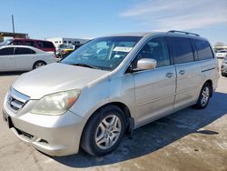 Salvage cars for sale at Grand Prairie, TX auction: 2006 Honda Odyssey EX