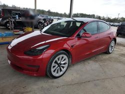 Salvage cars for sale at Hueytown, AL auction: 2022 Tesla Model 3