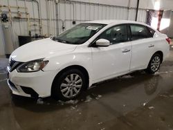 Nissan Sentra Vehiculos salvage en venta: 2016 Nissan Sentra S