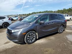 Salvage cars for sale at Greenwell Springs, LA auction: 2022 Honda Odyssey EXL