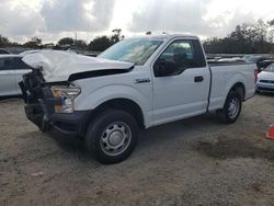 Salvage cars for sale at Riverview, FL auction: 2016 Ford F150