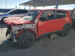 Salvage cars for sale from Copart Anthony, TX: 2017 Jeep Renegade Sport