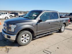 Salvage cars for sale at Grand Prairie, TX auction: 2015 Ford F150 Supercrew