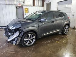 Carros salvage a la venta en subasta: 2020 Hyundai Kona Ultimate