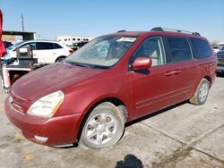 Salvage cars for sale at Grand Prairie, TX auction: 2008 KIA Sedona EX