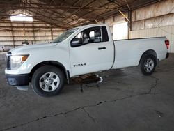 Nissan Titan s salvage cars for sale: 2017 Nissan Titan S