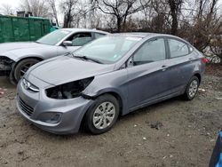 Salvage cars for sale from Copart Baltimore, MD: 2015 Hyundai Accent GLS