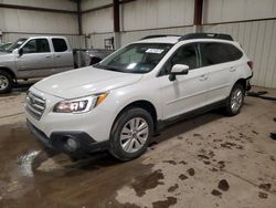 Carros salvage a la venta en subasta: 2017 Subaru Outback 2.5I Premium