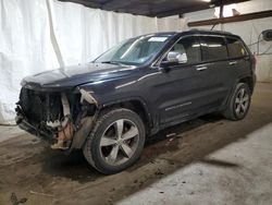 Salvage cars for sale at Ebensburg, PA auction: 2015 Jeep Grand Cherokee Overland