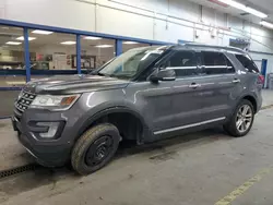 SUV salvage a la venta en subasta: 2017 Ford Explorer Limited