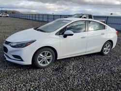 Salvage cars for sale at Reno, NV auction: 2017 Chevrolet Cruze LT