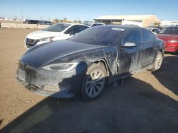 Salvage cars for sale at Brighton, CO auction: 2017 Tesla Model S