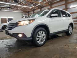 Salvage cars for sale at Pekin, IL auction: 2013 Honda CR-V EXL