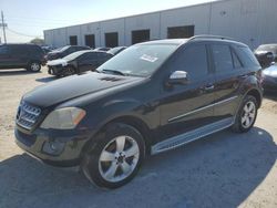 Salvage cars for sale at Jacksonville, FL auction: 2009 Mercedes-Benz ML 350