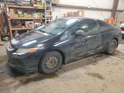 Salvage cars for sale at Nisku, AB auction: 2012 Honda Civic EXL