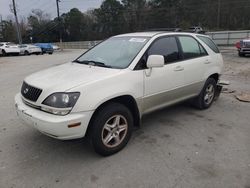 Salvage cars for sale at Savannah, GA auction: 2000 Lexus RX 300