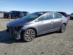 Salvage cars for sale at Antelope, CA auction: 2014 Honda Civic EXL