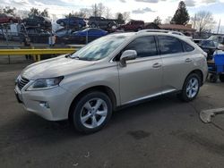 Salvage cars for sale at Denver, CO auction: 2013 Lexus RX 350 Base