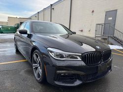 Salvage cars for sale at North Billerica, MA auction: 2017 BMW 750 XI