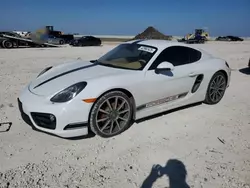 Salvage cars for sale at Taylor, TX auction: 2016 Porsche Cayman