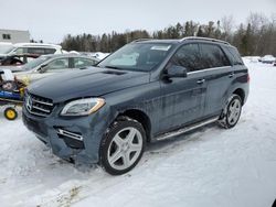 Salvage cars for sale at Cookstown, ON auction: 2015 Mercedes-Benz ML 350 Bluetec