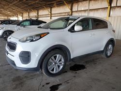 Salvage cars for sale at auction: 2018 KIA Sportage LX