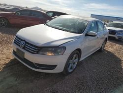 Volkswagen salvage cars for sale: 2012 Volkswagen Passat SE