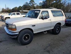 Salvage cars for sale at Savannah, GA auction: 1994 Ford Bronco U100