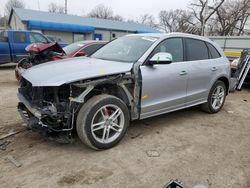 Salvage cars for sale at Wichita, KS auction: 2015 Audi Q5 Premium Plus