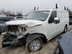 Salvage trucks for sale at Baltimore, MD auction: 2020 Nissan NV 2500 SV