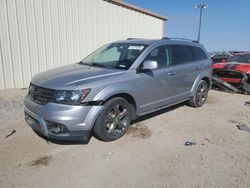 Salvage cars for sale at Temple, TX auction: 2015 Dodge Journey Crossroad