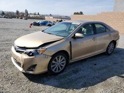 Salvage cars for sale at Mentone, CA auction: 2012 Toyota Camry Base